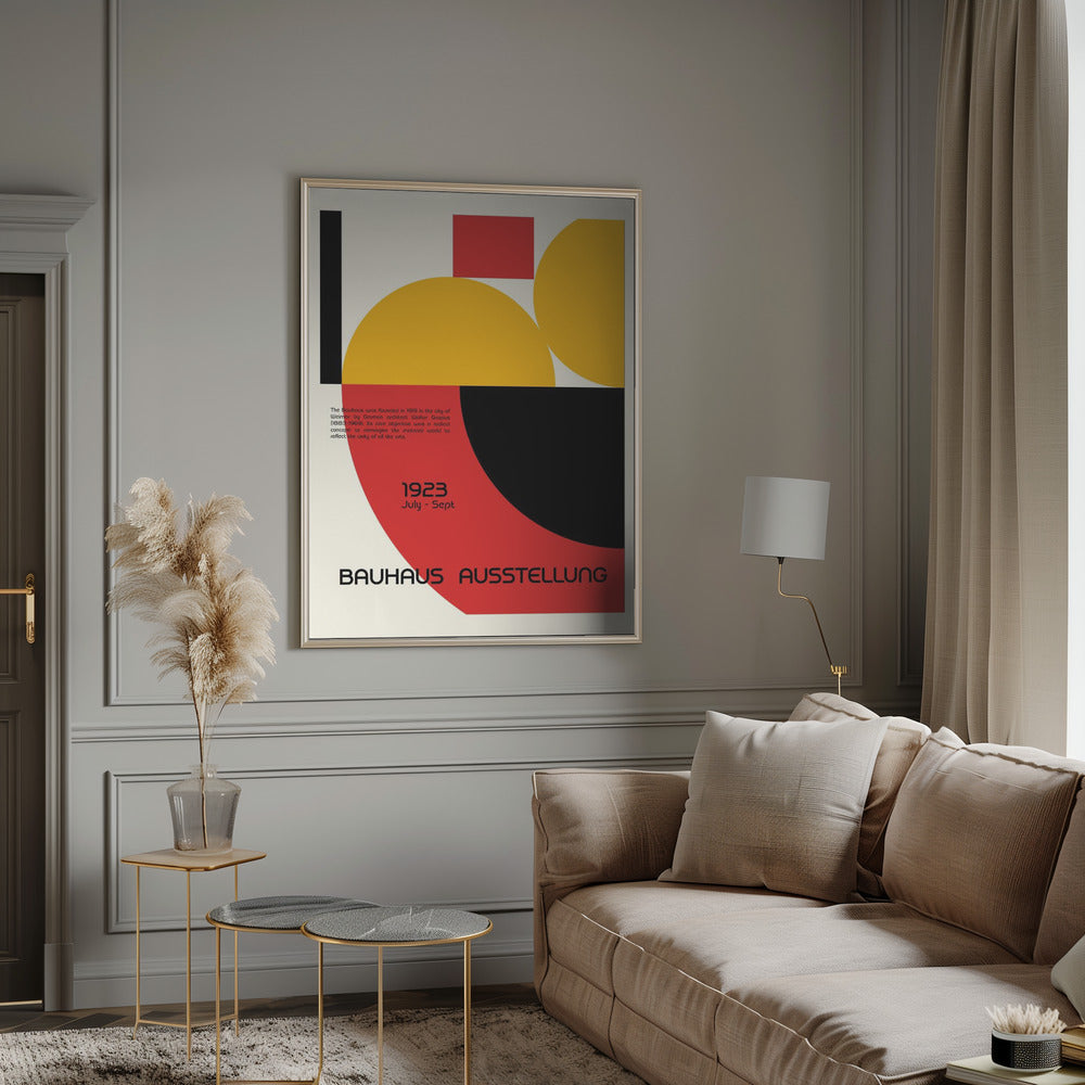 Bauhaus Ausstellung Poster