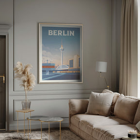 Berlin Cityscape Travel Print Poster