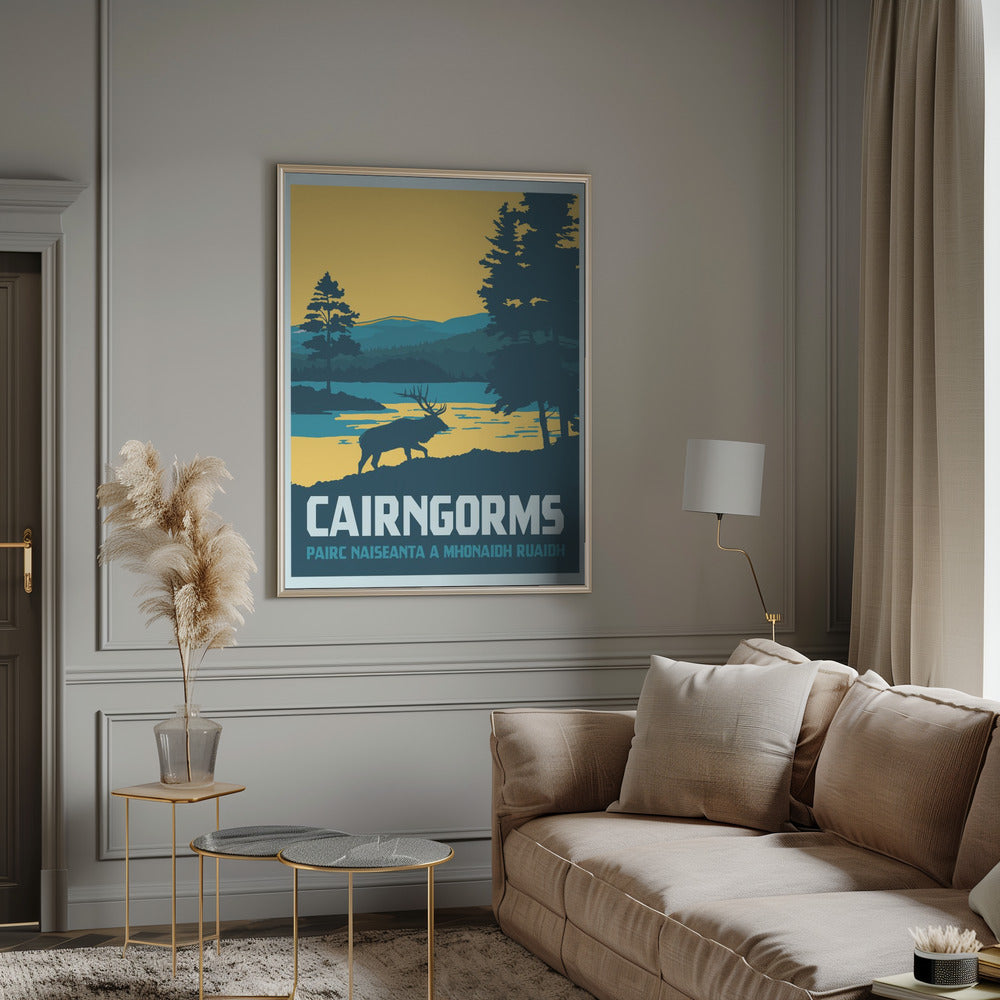 Cairngorms National Park Travel Print Poster