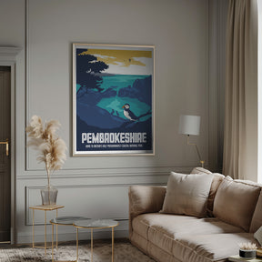 Pembrokeshire Travel Print Poster