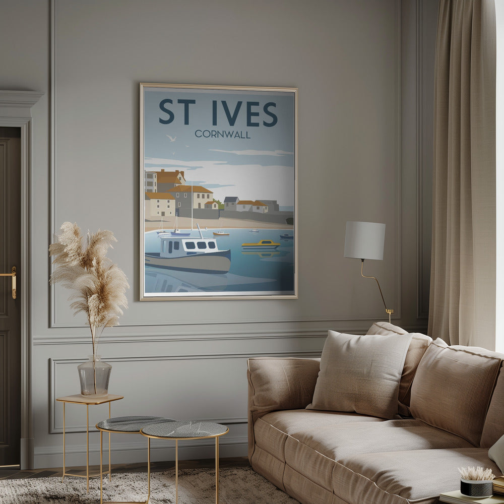 St Ives Travel Print Poster