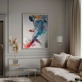 Fencing sport art #fencing #sport Poster