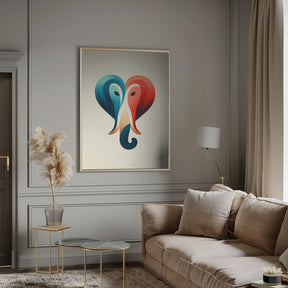 Elephant heart Poster