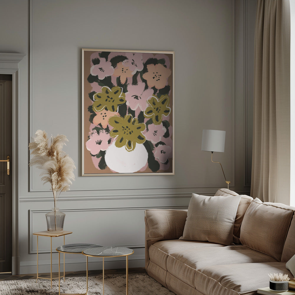 Pastel Flower Impression No 7 Poster