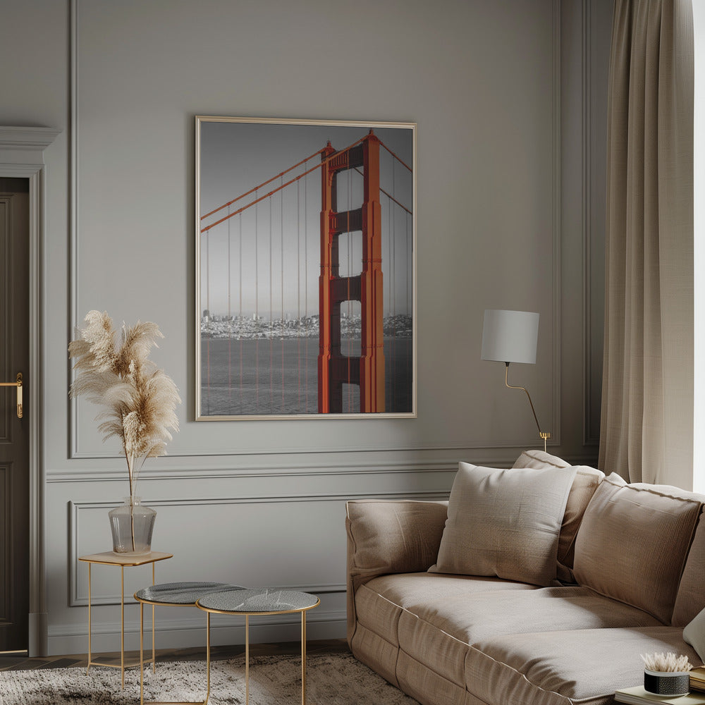 Golden Gate Bridge in Detail Poster