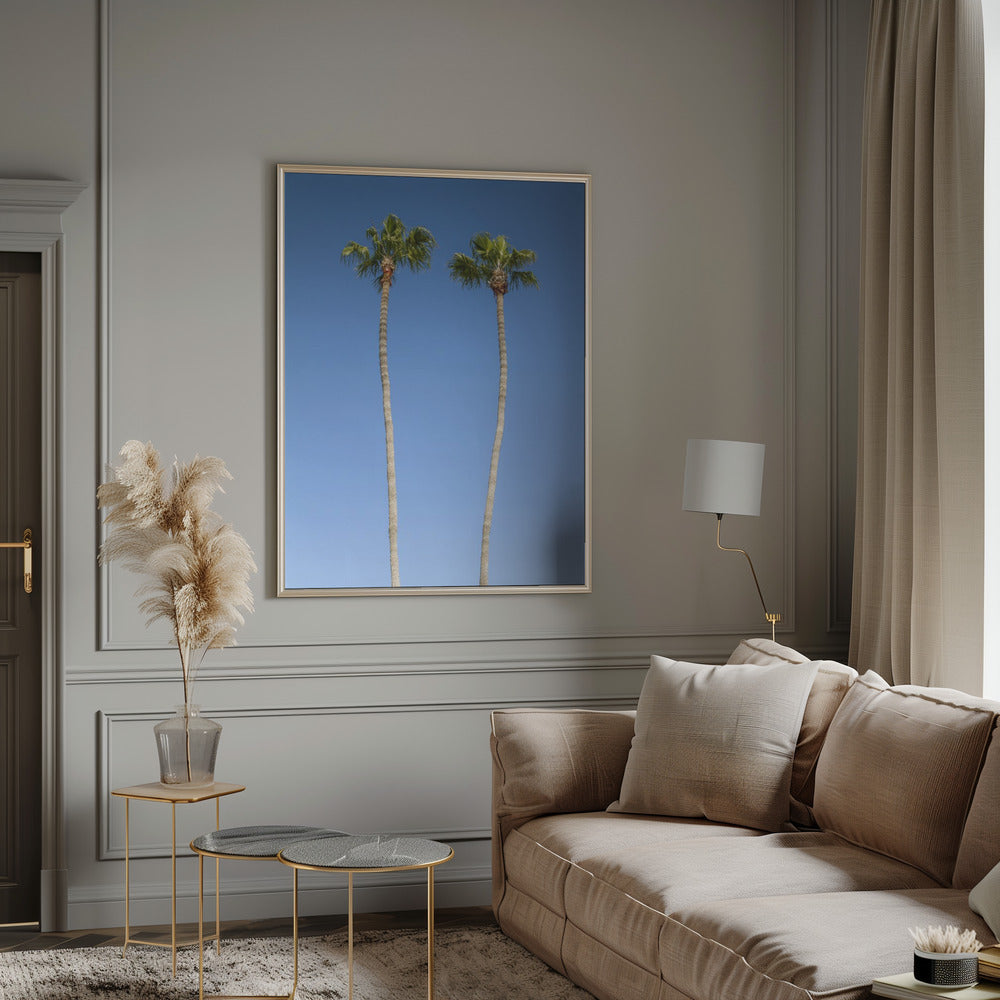 Idyllic Palm trees Poster