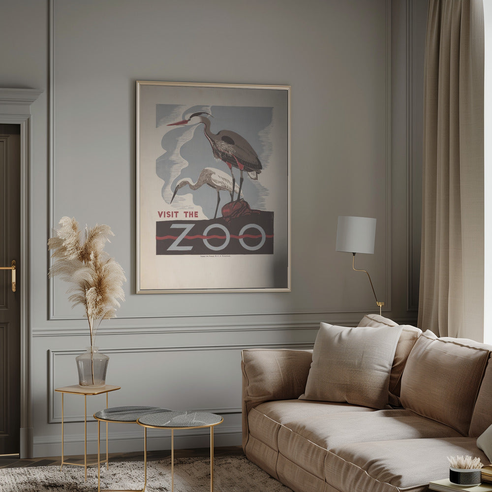 Visit the Zoo Poster