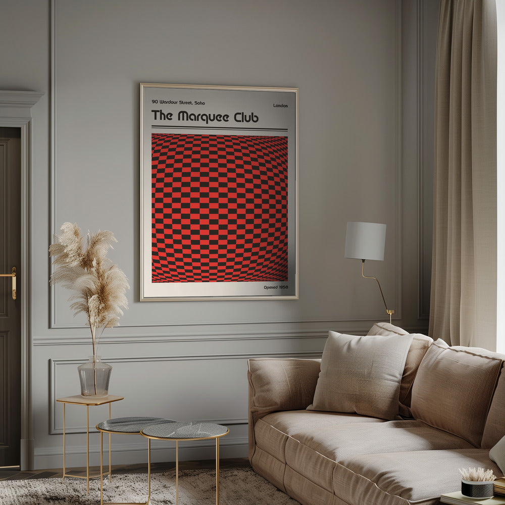 Marquee Club Retro Poster