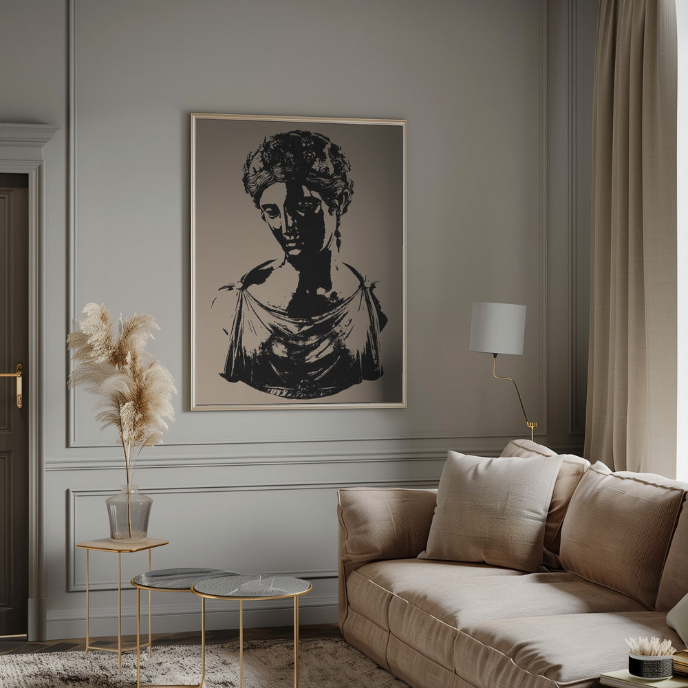 Bust of Ariadne Poster