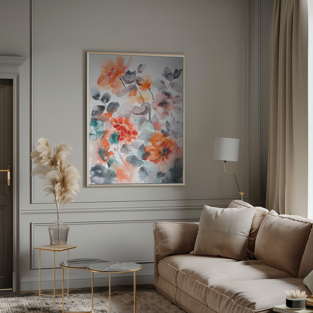 Watercolor Floral No. 2 Poster