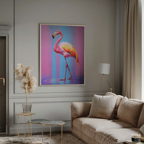 Flamingo Pop Art Poster