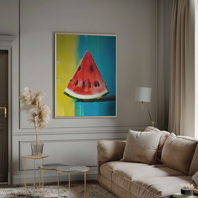 Watermelon Slice Poster