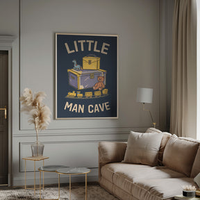 Little Man Cave Poster