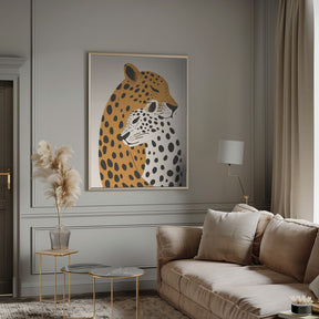 Leopard Mom Poster