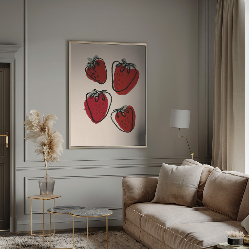 Strawberries Poster