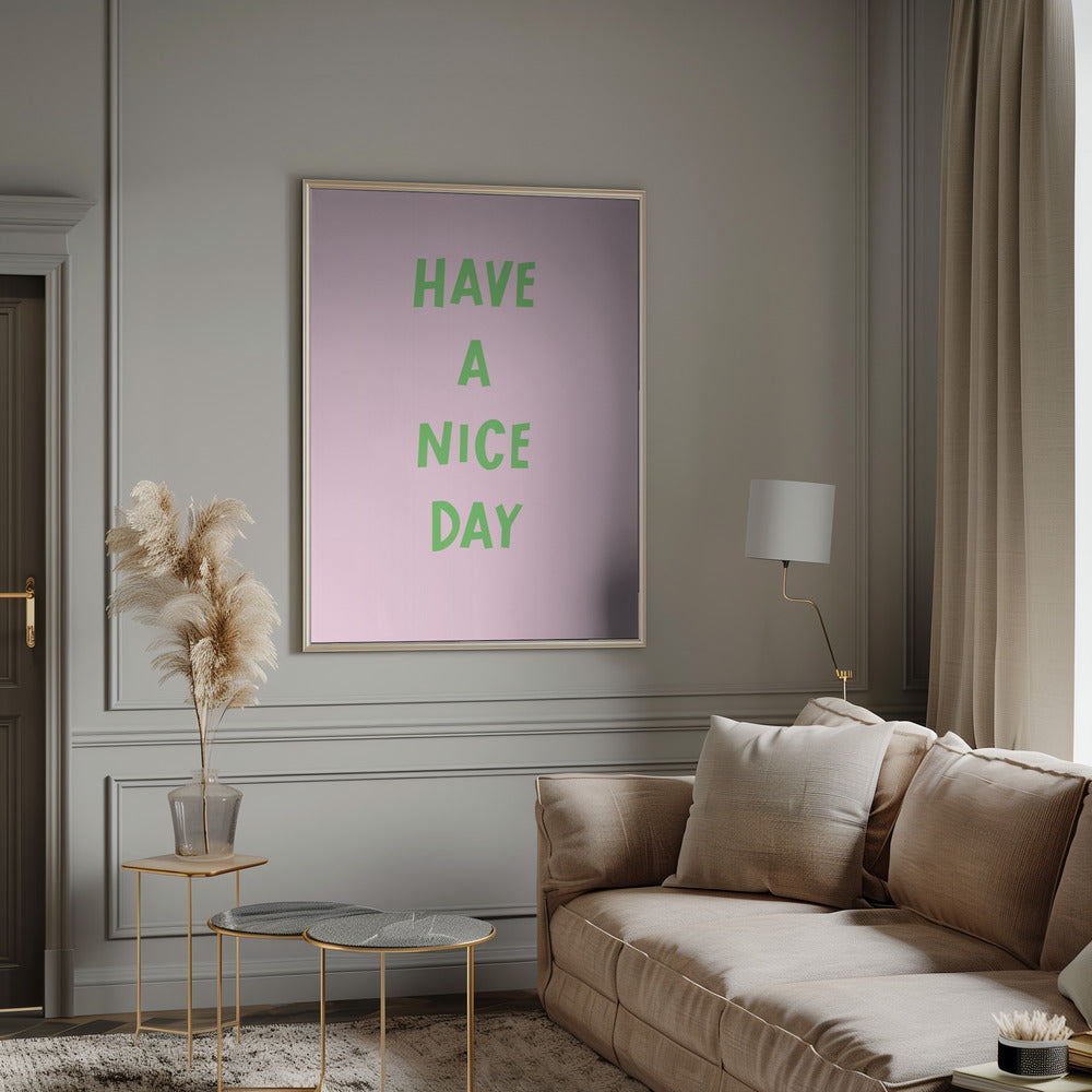 Nicedaygreen Ratio2x3 Poster