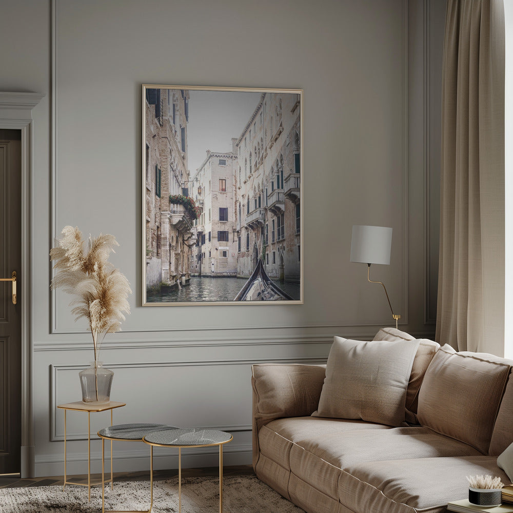 Venice Gondols and Houses