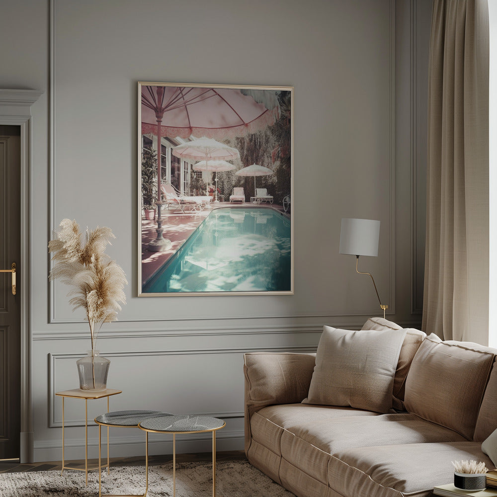 Glam Pool Life Poster