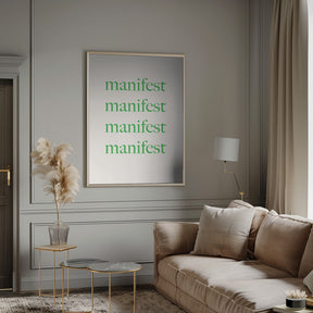 Manifestgreenbeige Ratio2x3 Poster