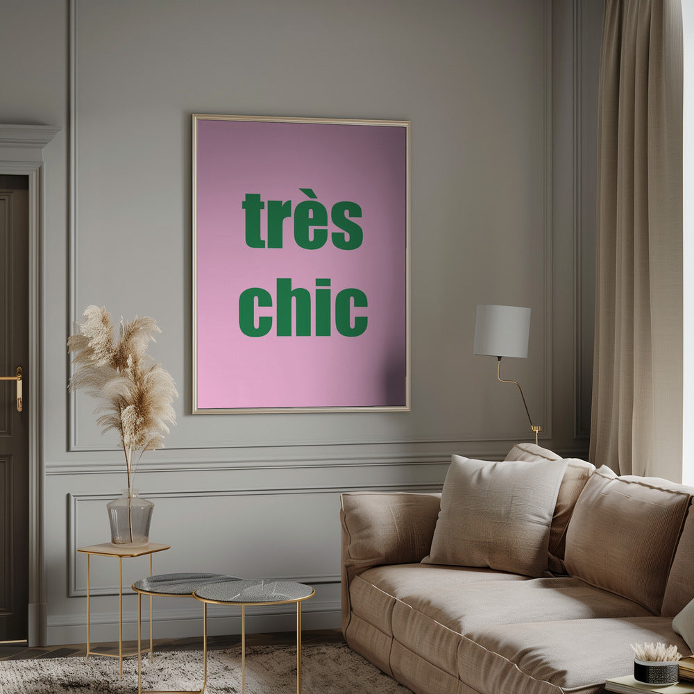 Treschicpinkgreen Ratioiso Poster