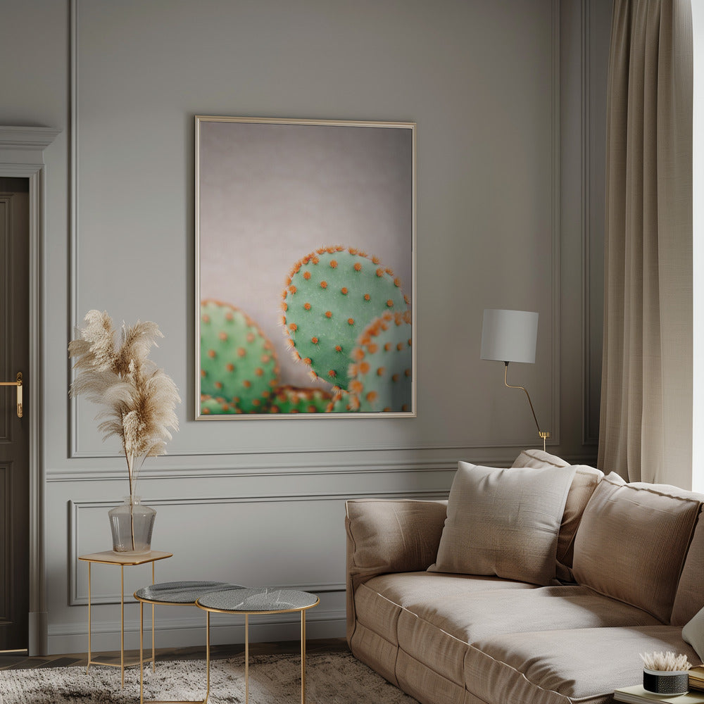 Cacti Pastel Tones Poster