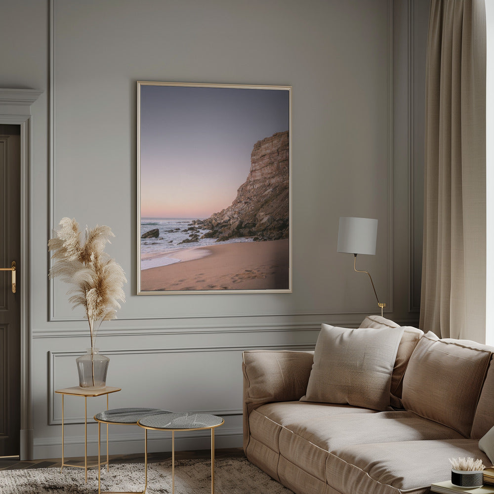 Pastel Portugal Coast Poster