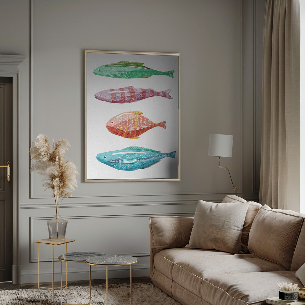 Colorful Fish Poster