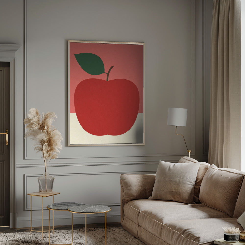 Red Apple Poster