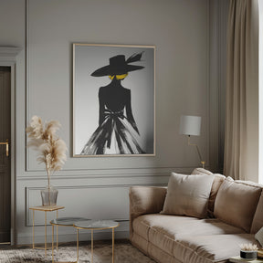 The Lady In the Black Hat Poster