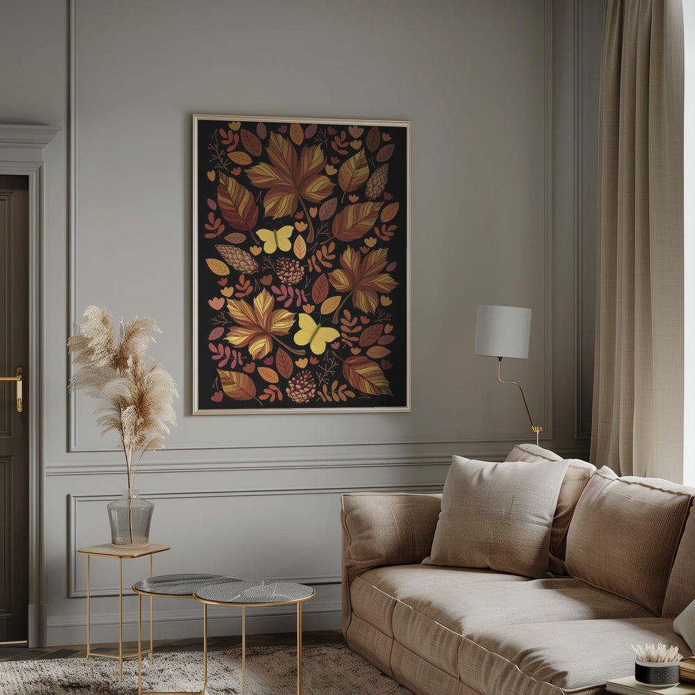 Autumny Black Poster