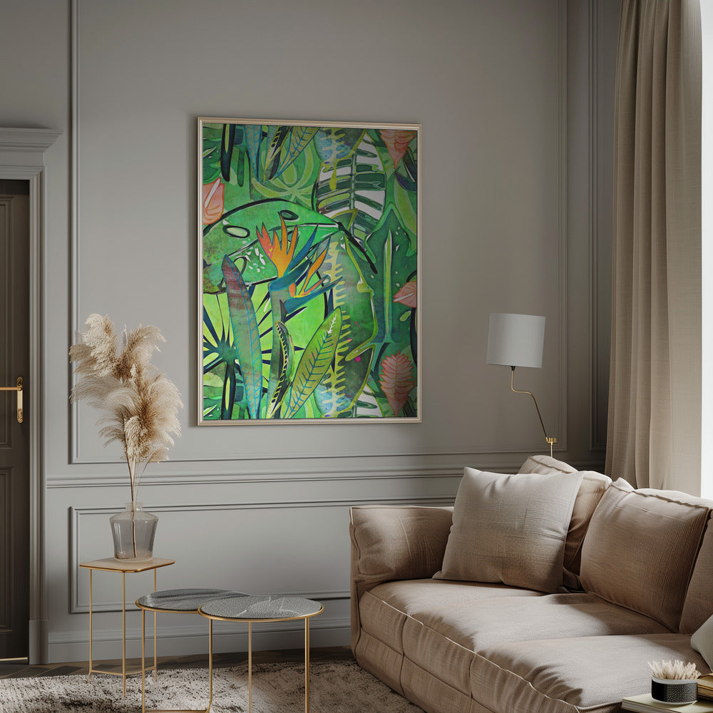 Bird of Paradise - Tropical Lush Poster