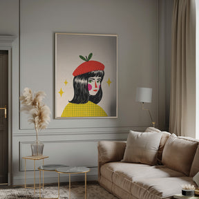 Apple Beret Poster