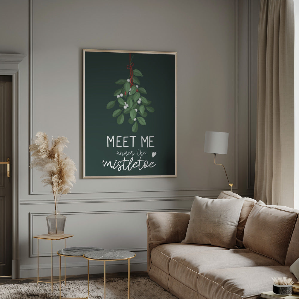 Meet me under the mistletoe Poster