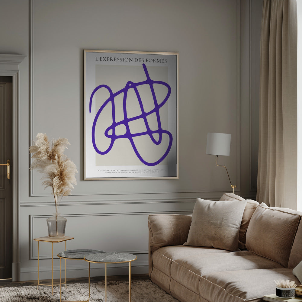 SIGNATURE ABSTRAITE Poster