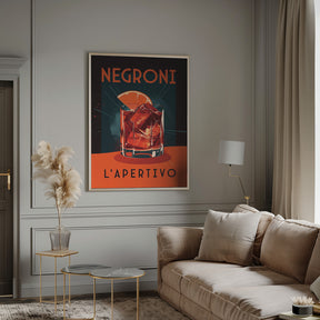 Negroni L&#039; Apertivo Poster