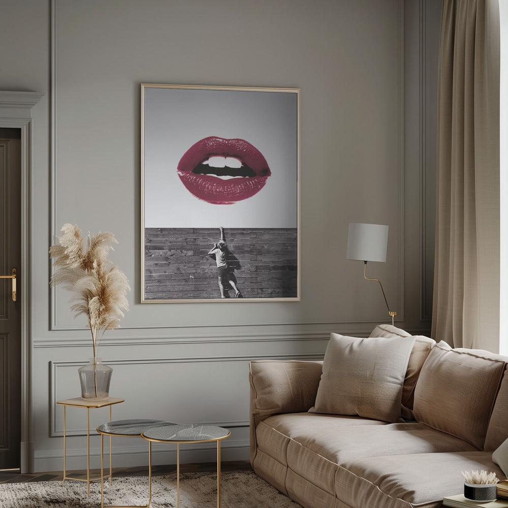 Curious Lips Poster