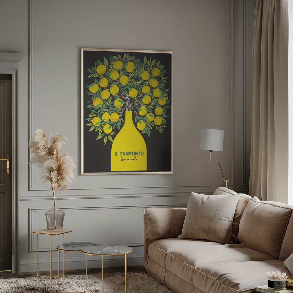 Limoncello Il Tramonto Poster