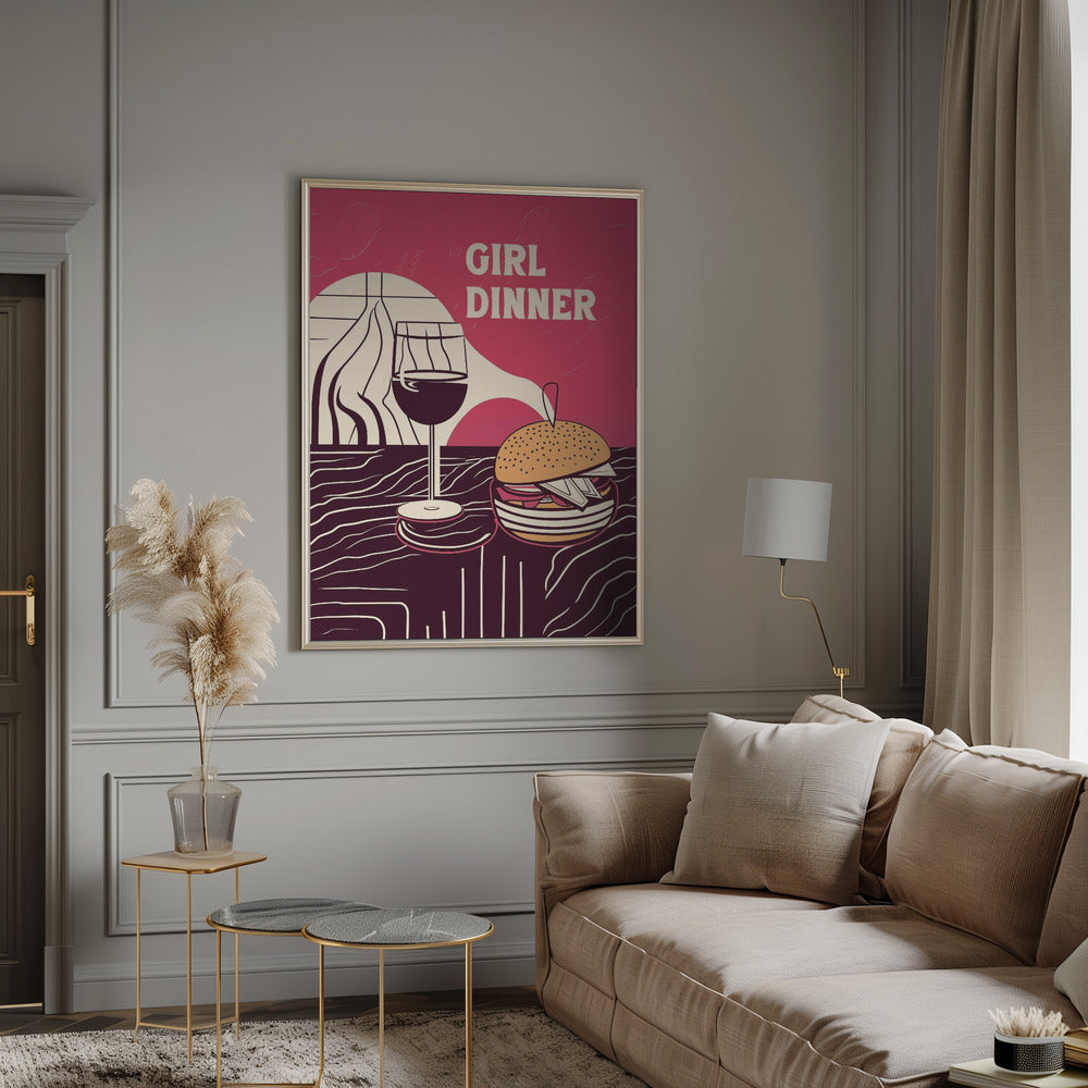 Girl Dinner No 3 Poster