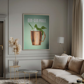 Gin Gin Mule Copper Poster