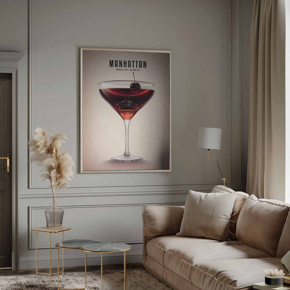 Manhattan Cocktail Poster