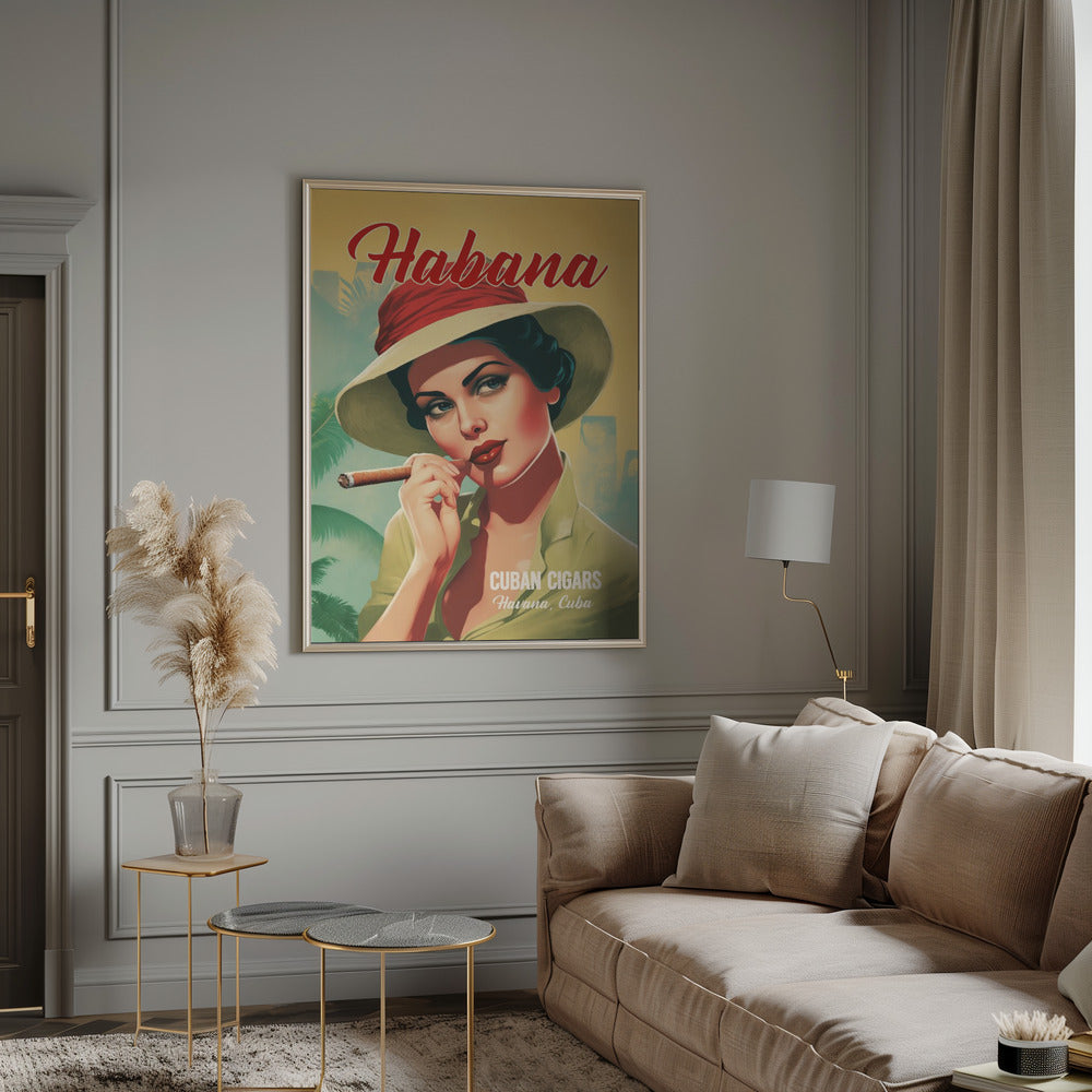 Habana - Cuban Cigars Poster