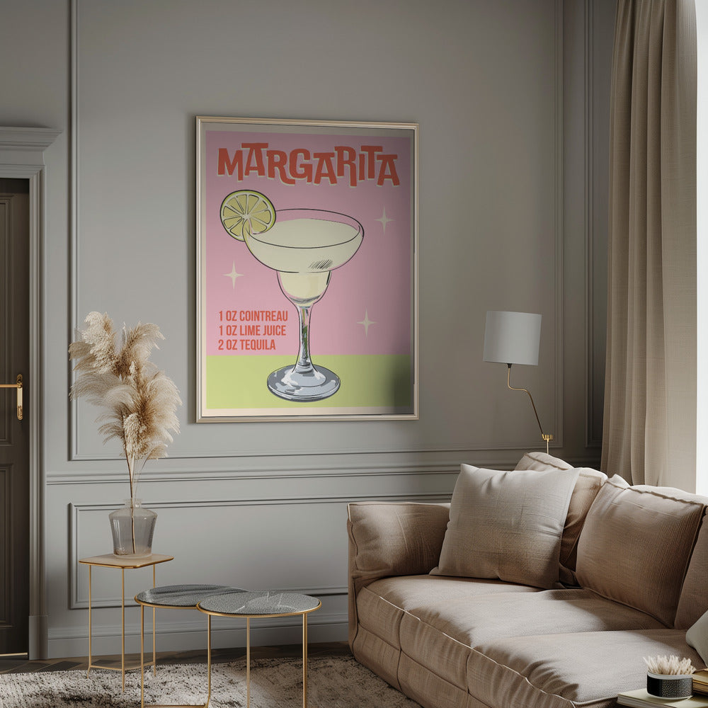 Margarita Cocktail Poster