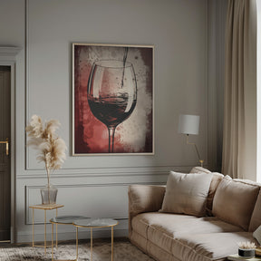 Red Red Wine No 5 Poster