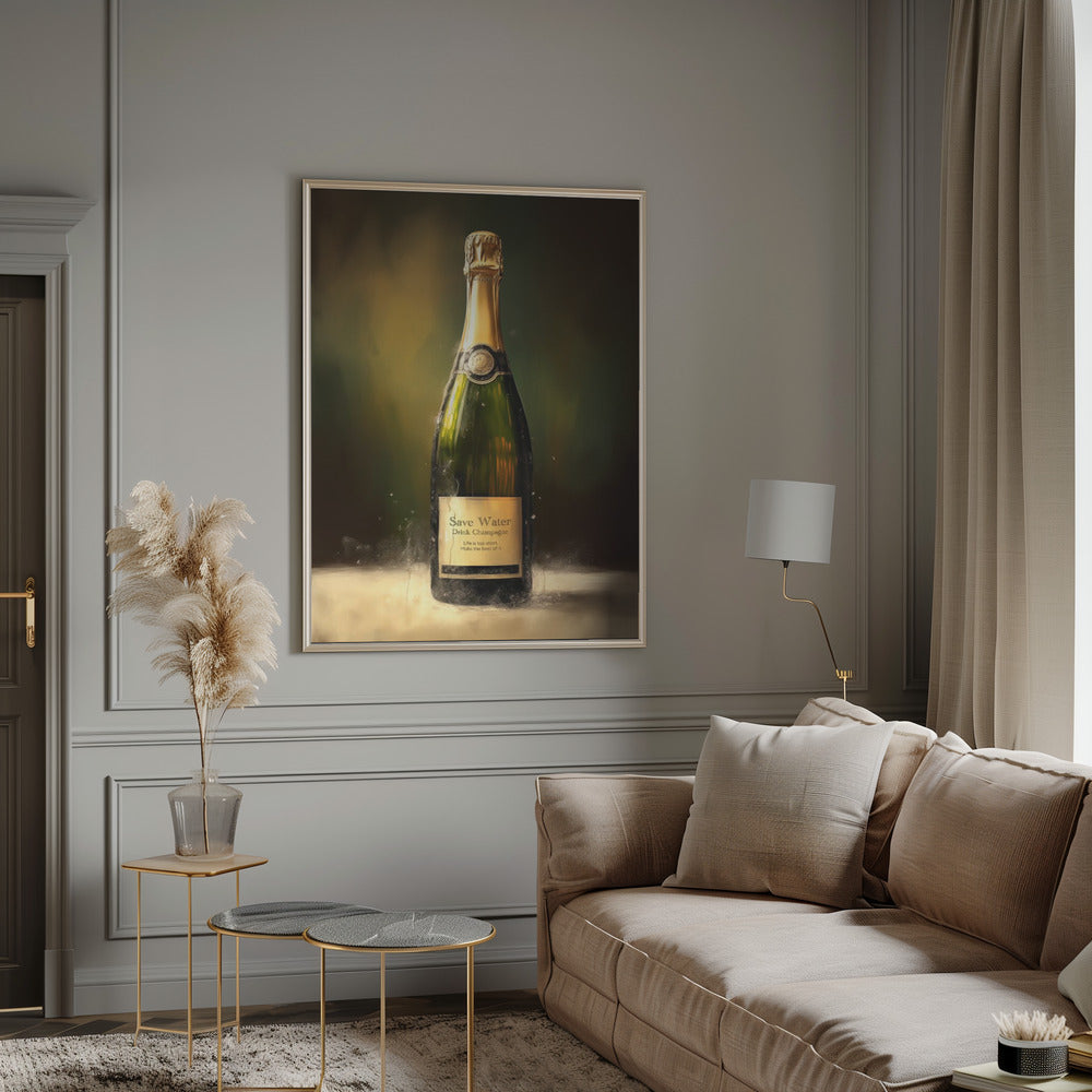 Drink Champagne Poster