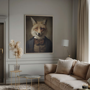 Fox Portrait Poster