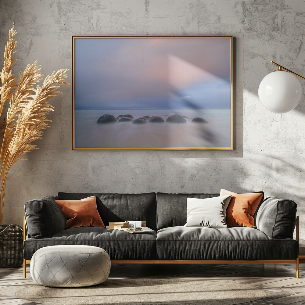 Moeraki Boulders Poster