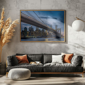 Manhattan from Dumbo Poster