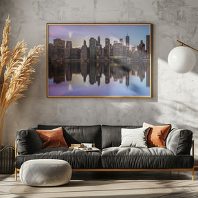 Reflections of a sleepless city Poster