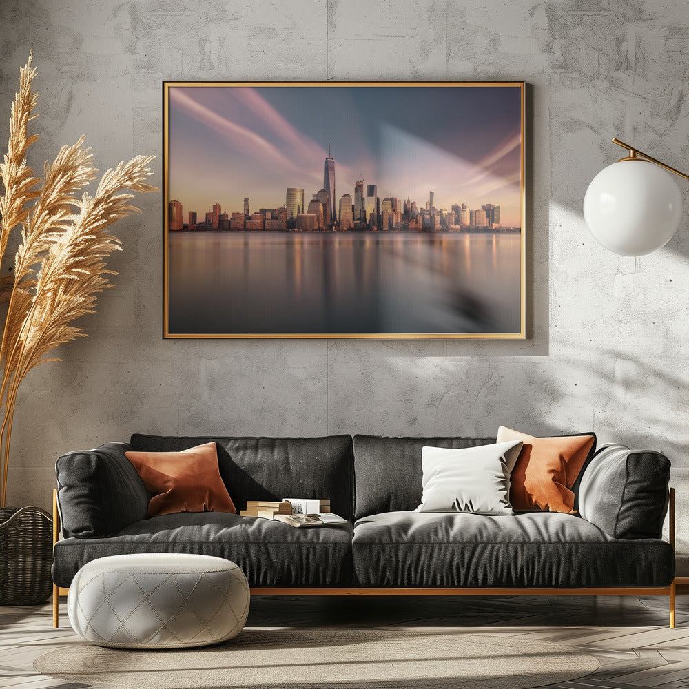 Golden Manhattan Poster