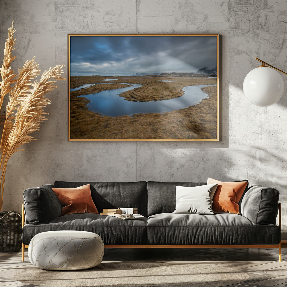 little river Lofoten Poster